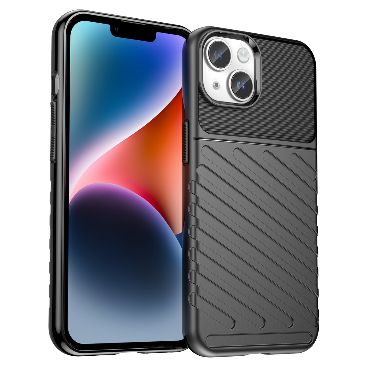 Husa Thunder iPhone 14 Armored Negru