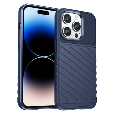 Husa Thunder iPhone 14 Pro Albastru Armored