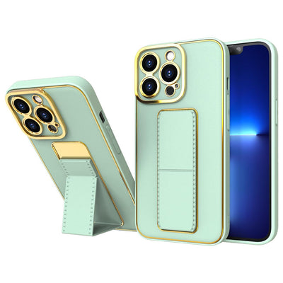 Husa New Kickstand Cover pentru Samsung Galaxy A12 5G cu Stand Verde