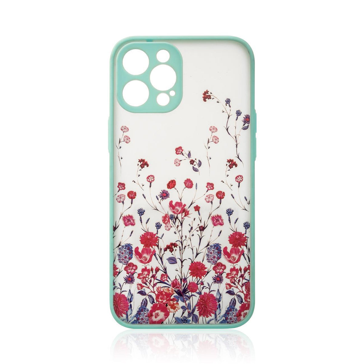Husa Design pentru iPhone 12 Pro Flower Albastru deschis