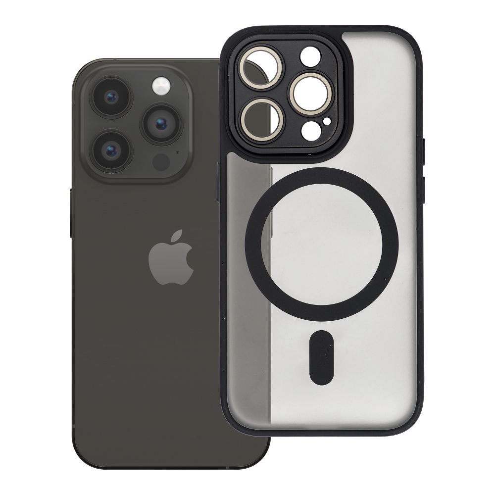 Husa Variete Mag pentru iPhone 14 PRO Compatible cu Magsafe Negru