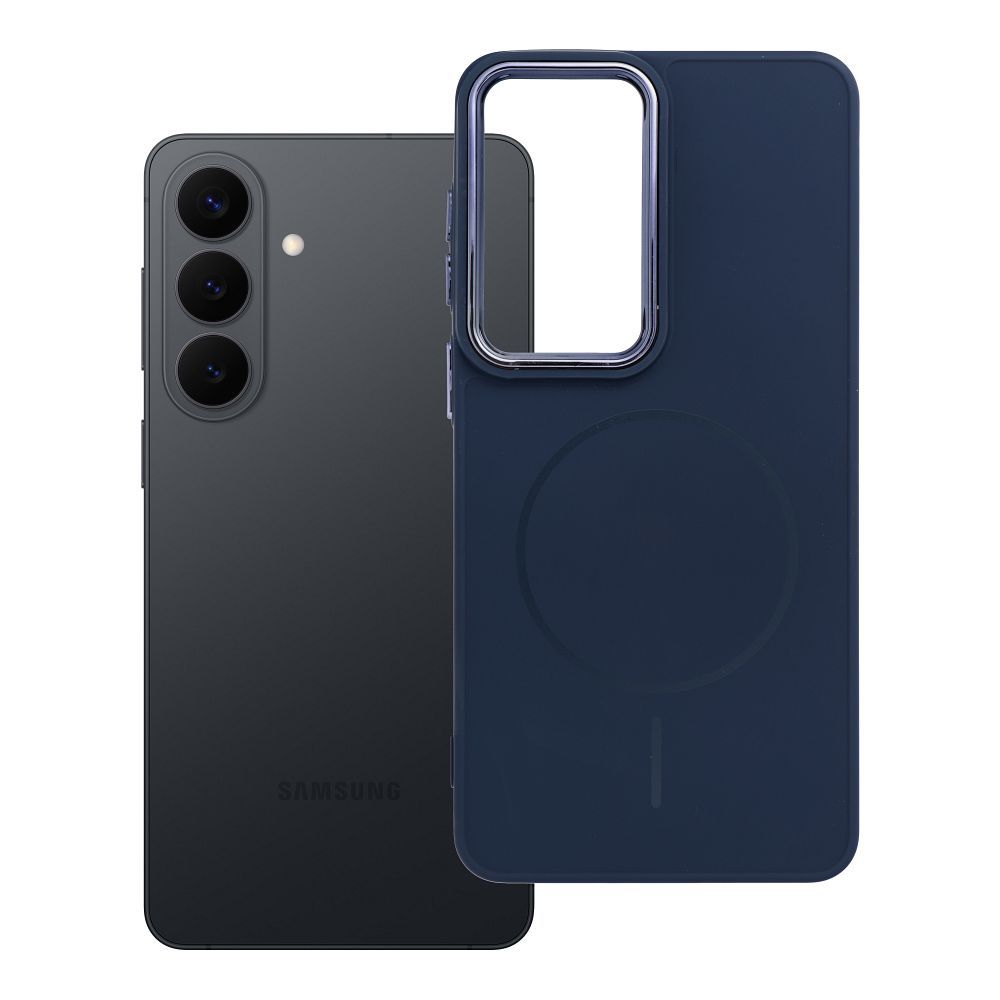 Husa Frame Mag pentru Samsung S26 Plus Compatible cu Magsafe Bleumarin