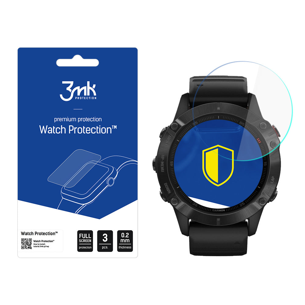 Folie Garmin Fenix 6 Pro - 3mk Watch Protection™ V. Flexibleglass Lite