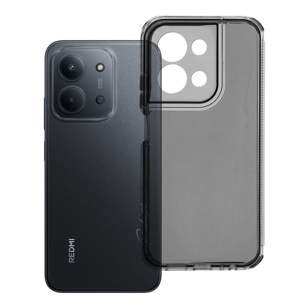 Husa Matrix Transparent pentru Xiaomi Redmi 15C (173,16 X 81,07 X 8,2) Negru