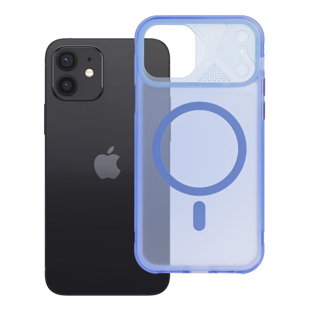 Husa Aurora pentru iPhone 12 / 12 Pro Compatible cu Magsafe Albastru