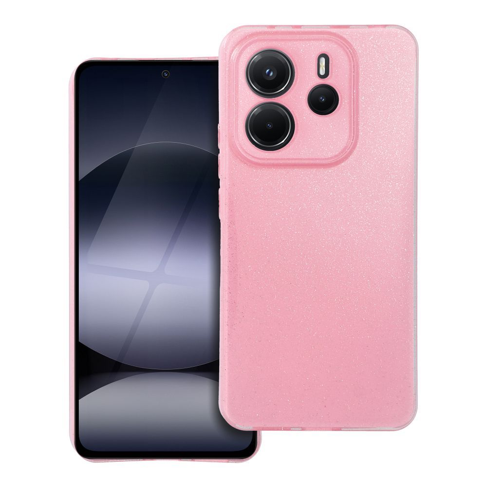 Husa Transparent 2 Mm Blink pentru Xiaomi Redmi Note 14 4G (Global - 164,84mm X 78,15mm X 8,16mm) ) Roz