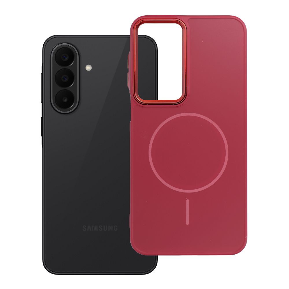Husa Frame Mag pentru Samsung A27 Compatible cu Magsafe Magenta