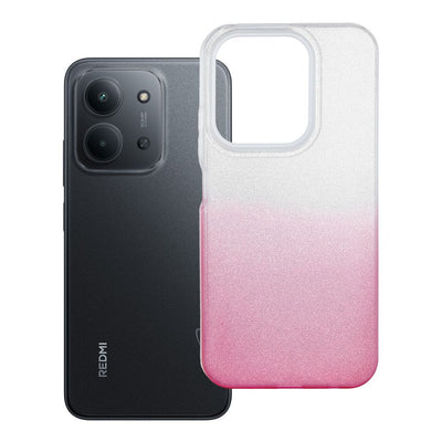 Husa Shining pentru Xiaomi Redmi 15C (173,16 X 81,07 X 8,2) Transparent Roz