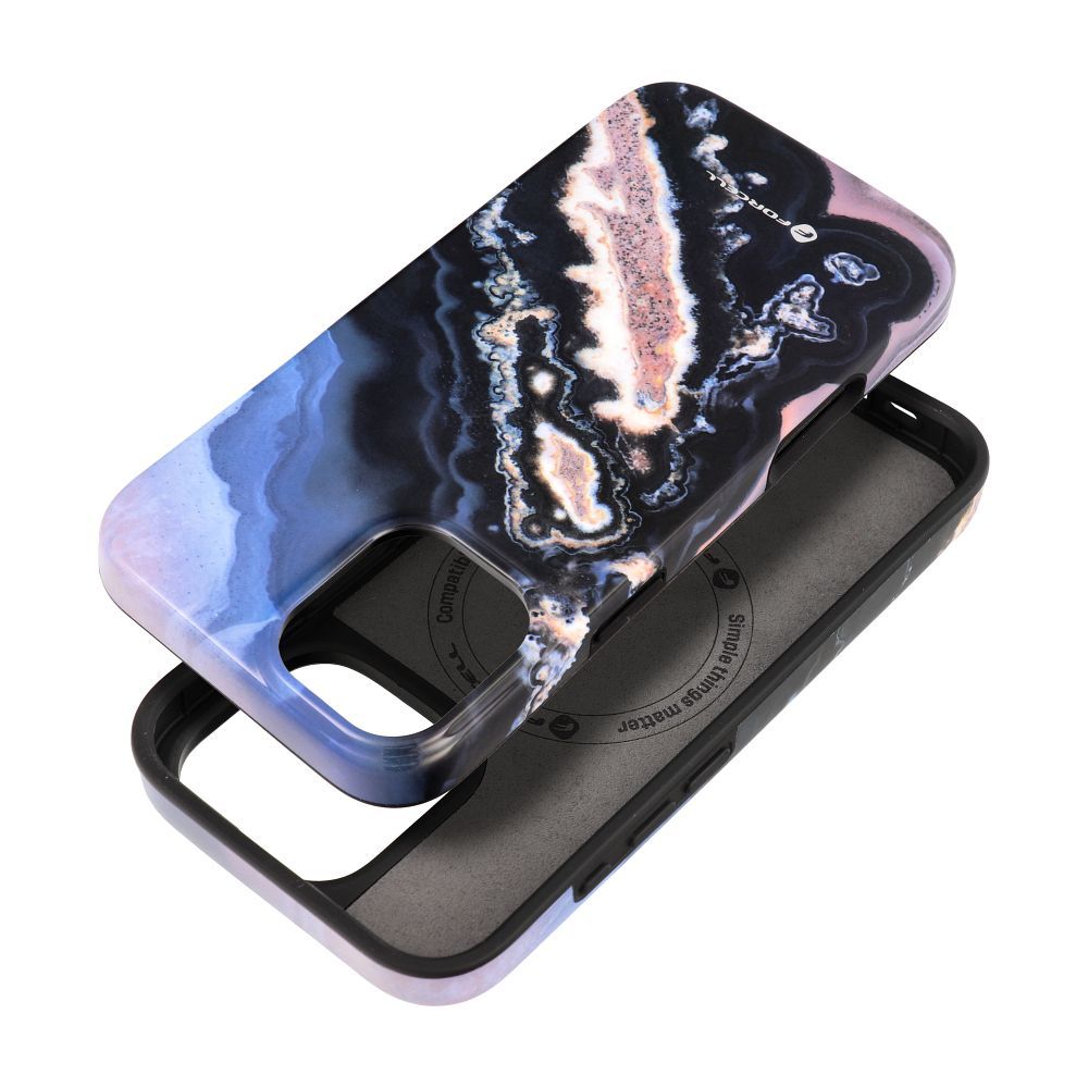 Husa Forcell pentru iPhone 16 Plus F-protect Mirage Compatible cu Magsafe Military Drop-test Auriu Island