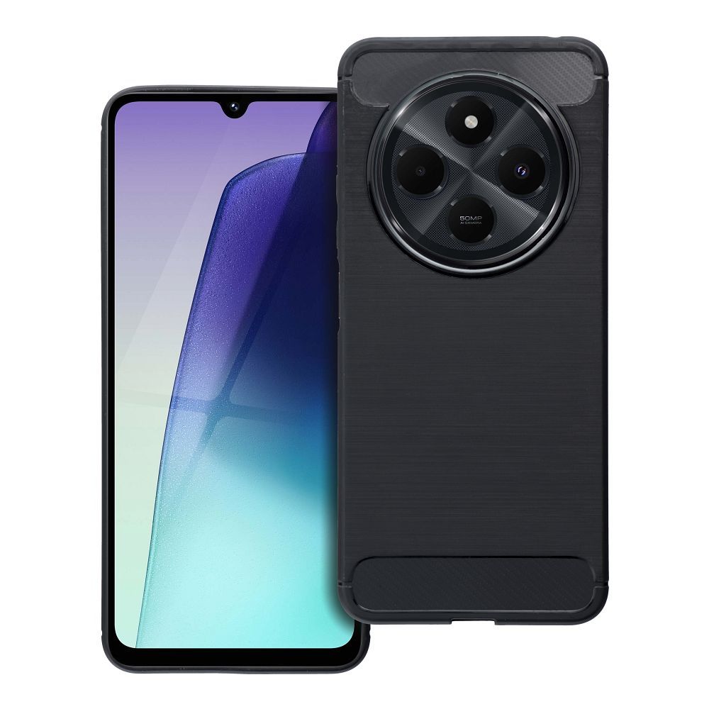 Husa Carbon pentru Xiaomi Redmi 17C 4G / 14C 4G / 14C 5G / Poco C75 4G Negru