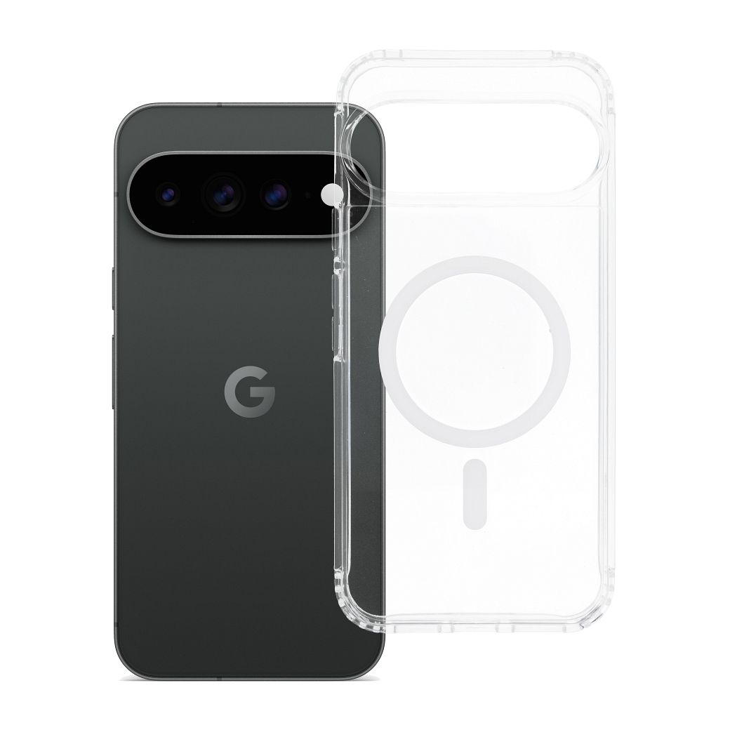 Husa Forcell pentru Pixel 9 Pro XL / 10 Pro XL / 11 Pro XL F-protect Transparent Hybrid Premium Compatible cu Magsafe Tr