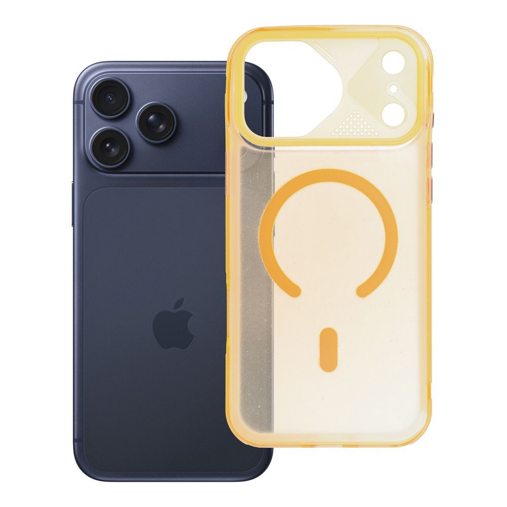 Husa Aurora pentru iPhone 17 Pro Max Compatible cu Magsafe Portocaliu