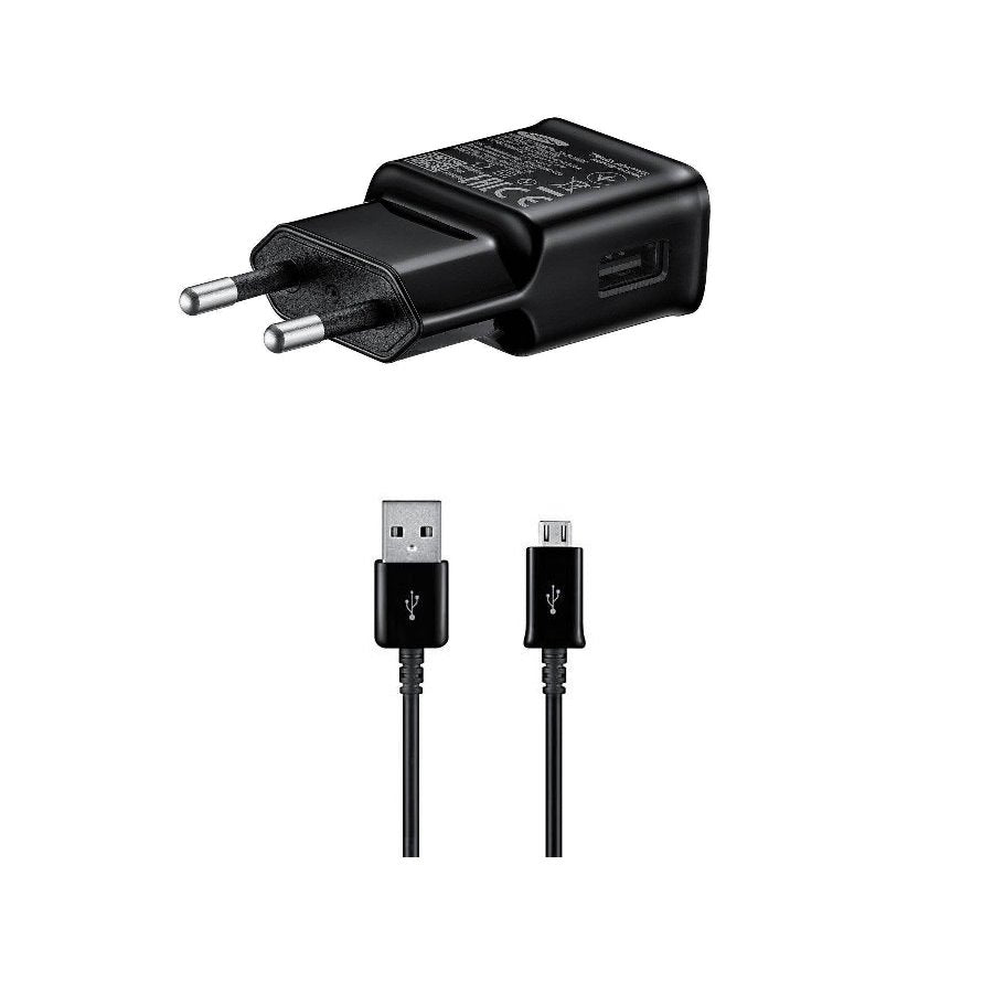 Cablu Ep-ta200ebe + Samsung 15W Travel Incarcator + Microusb Data Negru (OOB )
