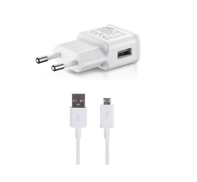 Cablu Ep-ta200ewe + Samsung 15W Travel Incarcator + Microusb Data Alb (OOB )