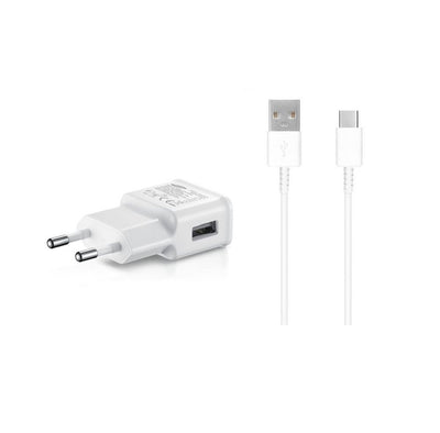 Cablu Ep-ta200ewe + Ep-dg970bwe Samsung 15W Travel Incarcator + Usb-c Data Alb (OOB )