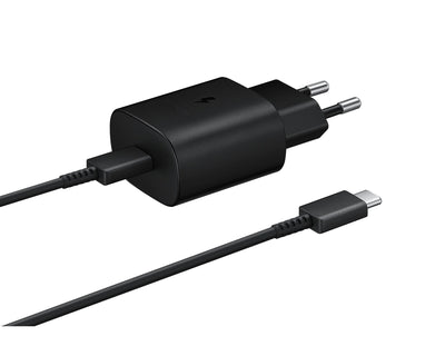Incarcator Ep-ta800xbe Samsung 25W Travel + Usb-c Data Cabel Negru