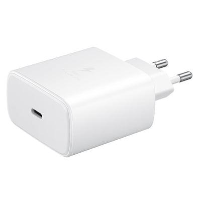 Cablu Ep-ta845xwe Samsung Usb-c 45W Travel Incarcator + Usb-c/Usb-c Data Alb