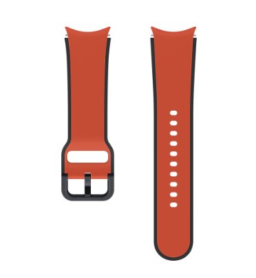 Curea Et-str90sre Samsung Galaxy Watch 4/4 Classic/5/5 Pro Two-tone Sport 20mm S/M Rosu