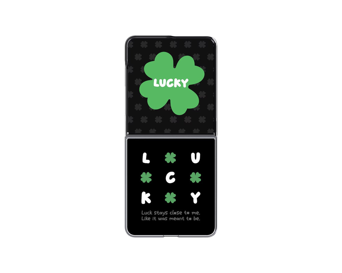 Husa Gp-fff776cuc Samsung Flipsuit Lucky Clover pentru Galaxy Z Flip 8