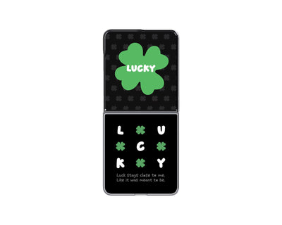 Husa Gp-fff776cuc Samsung Flipsuit Lucky Clover pentru Galaxy Z Flip 8