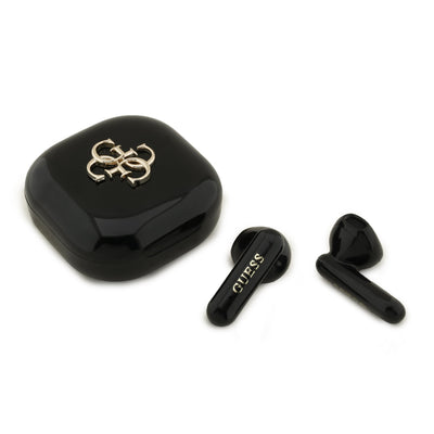 Casti Guess 4G Metal Logo TWS Wireless Negru