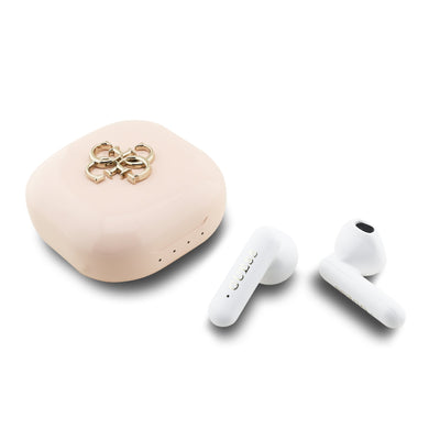 Casti Guess 4G Metal Logo TWS Wireless Roz