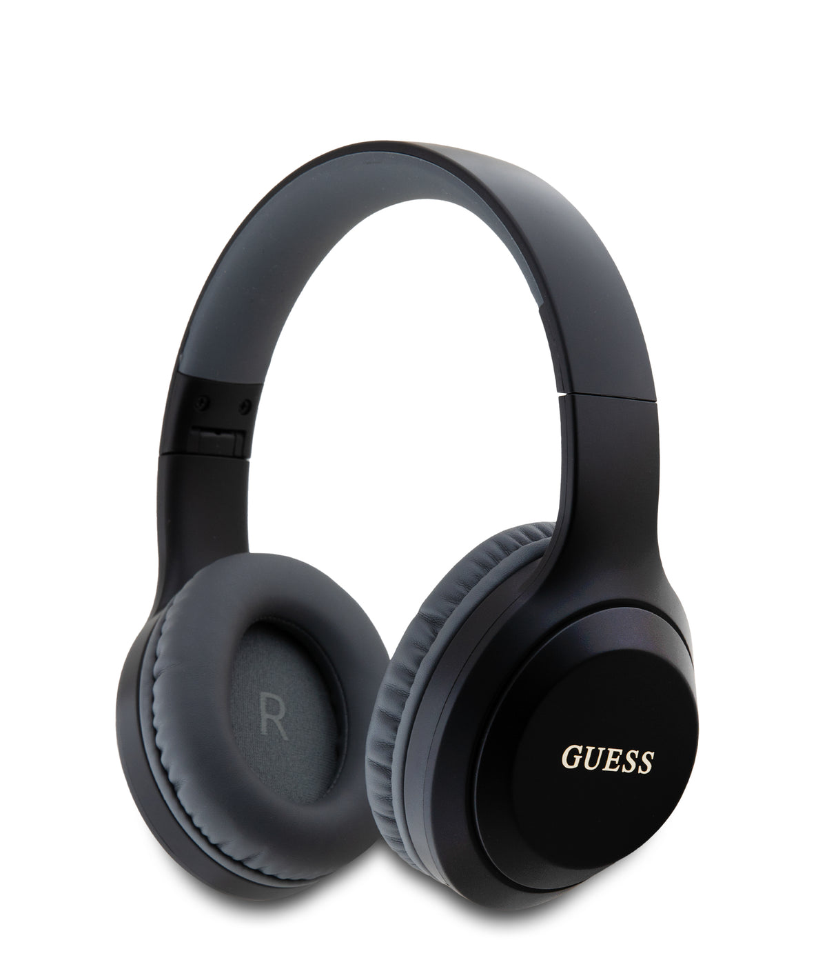 Casti Guess Classic Argintiu Logo Wireless Negru