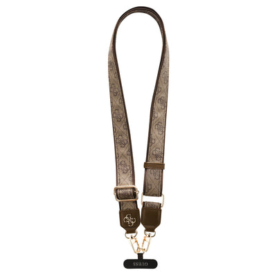 Curea Guess Crossbody PU 4G Metal Logo Maro