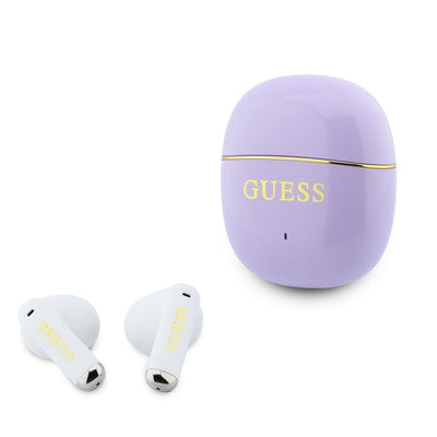 Casti Guess Auriu Line Glossy Classic Logo TWS Wireless Mov