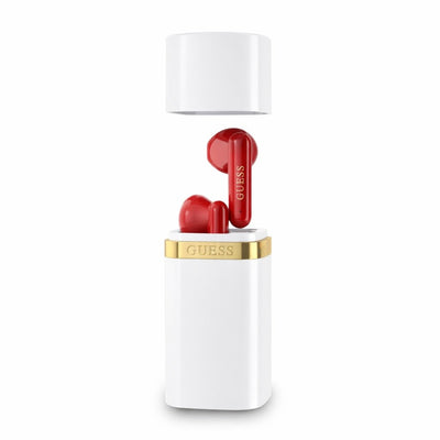 Casti Guess Lipstick Shape TWS Wireless Alb