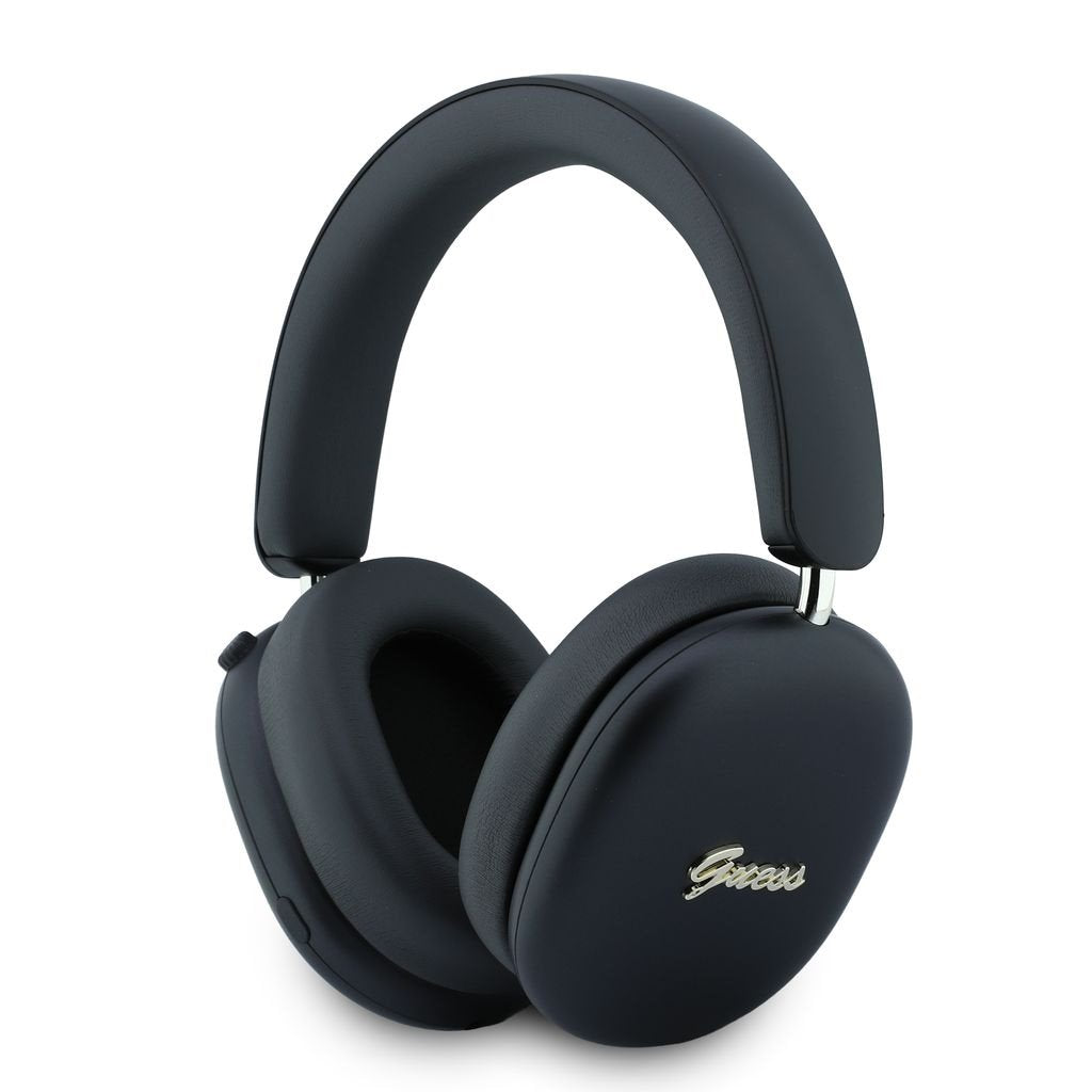 Casti Guess Metallic Script Logo ENC Wireless Negru