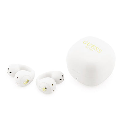 Casti Guess Mini Classic Logo OWS Wireless Alb