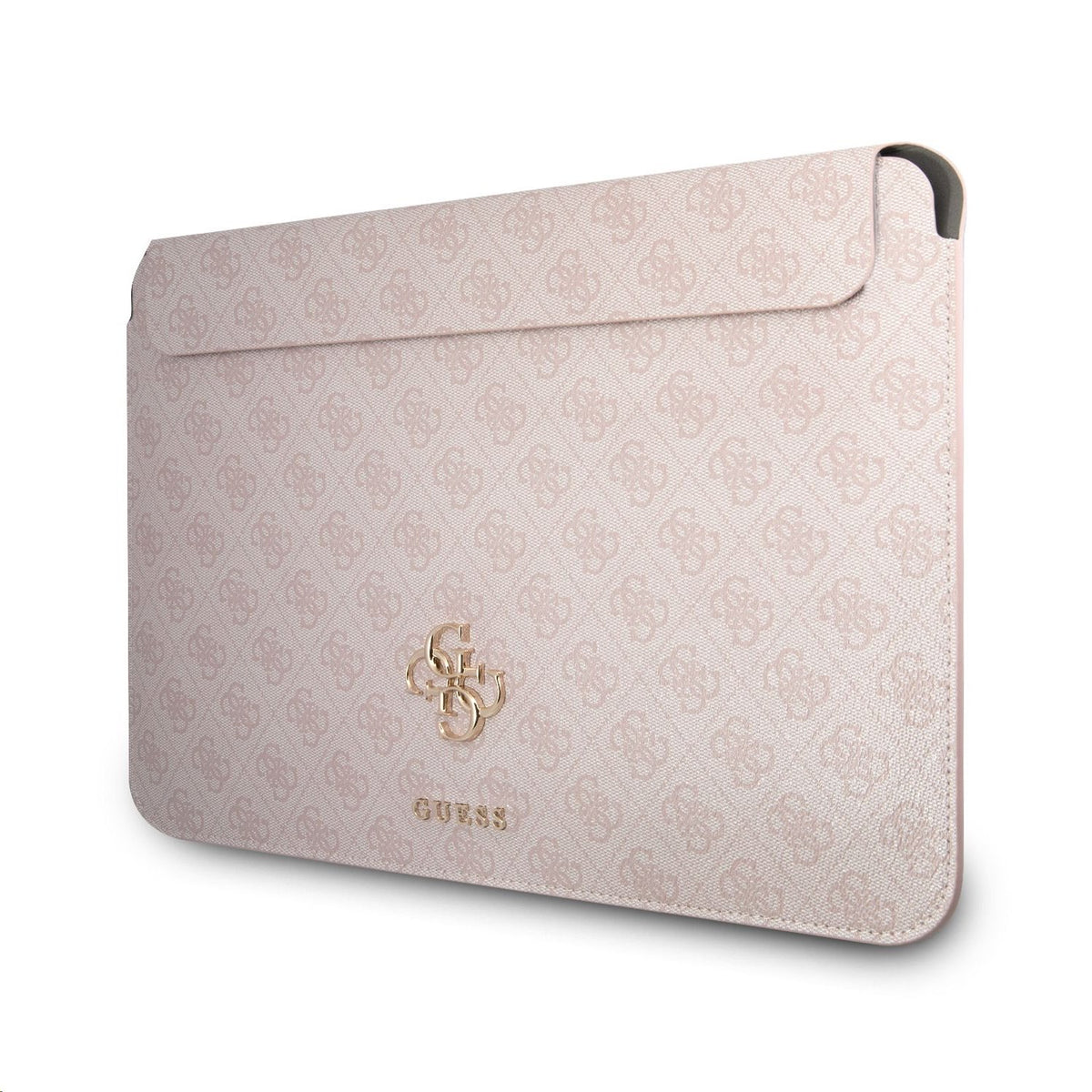 Husa Guess PU 4G Metal Logo Computer 13" Roz