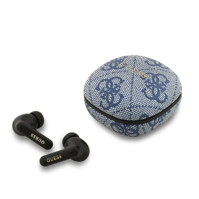 Casti Guess PU 4G Metal Logo ENC TWS Wireless Albastru