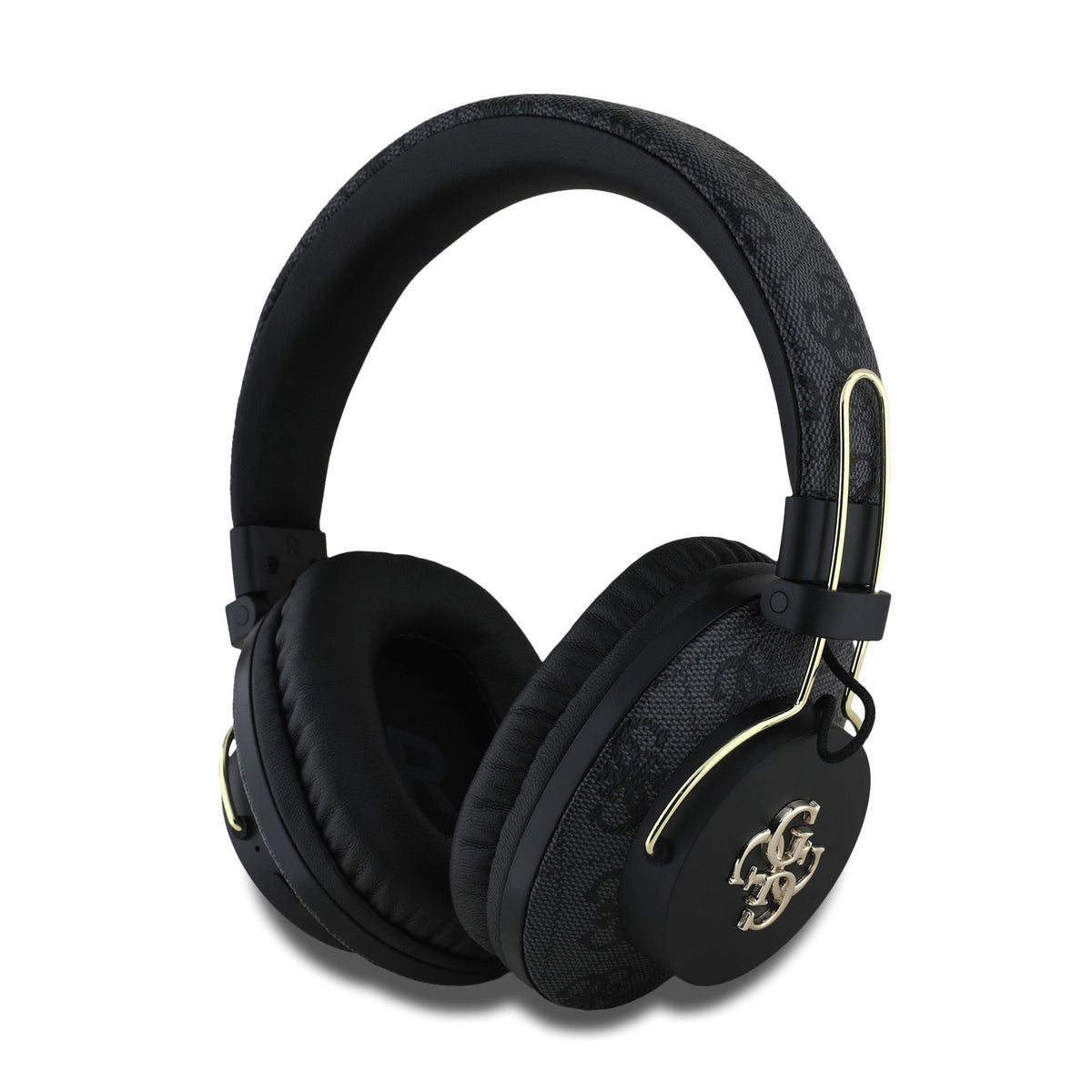 Casti Guess PU 4G Metal Logo ENC Wireless Negru