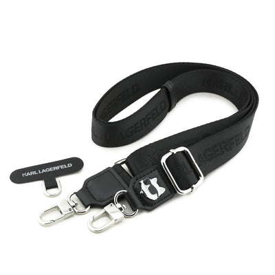 Curea Karl Lagerfeld Universal Crossbody Choupette Patch Negru