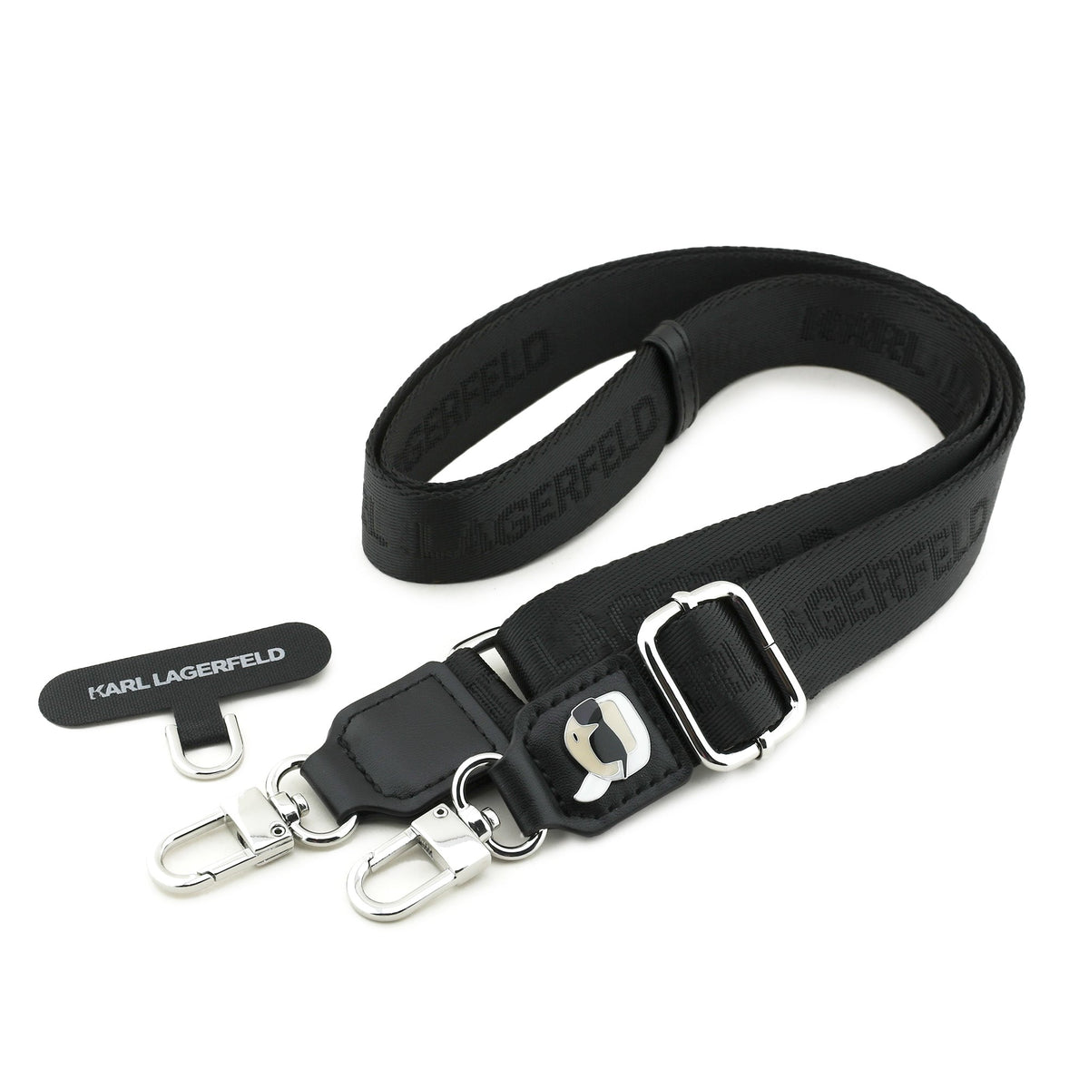 Curea Karl Lagerfeld Universal Crossbody Karl Patch Negru