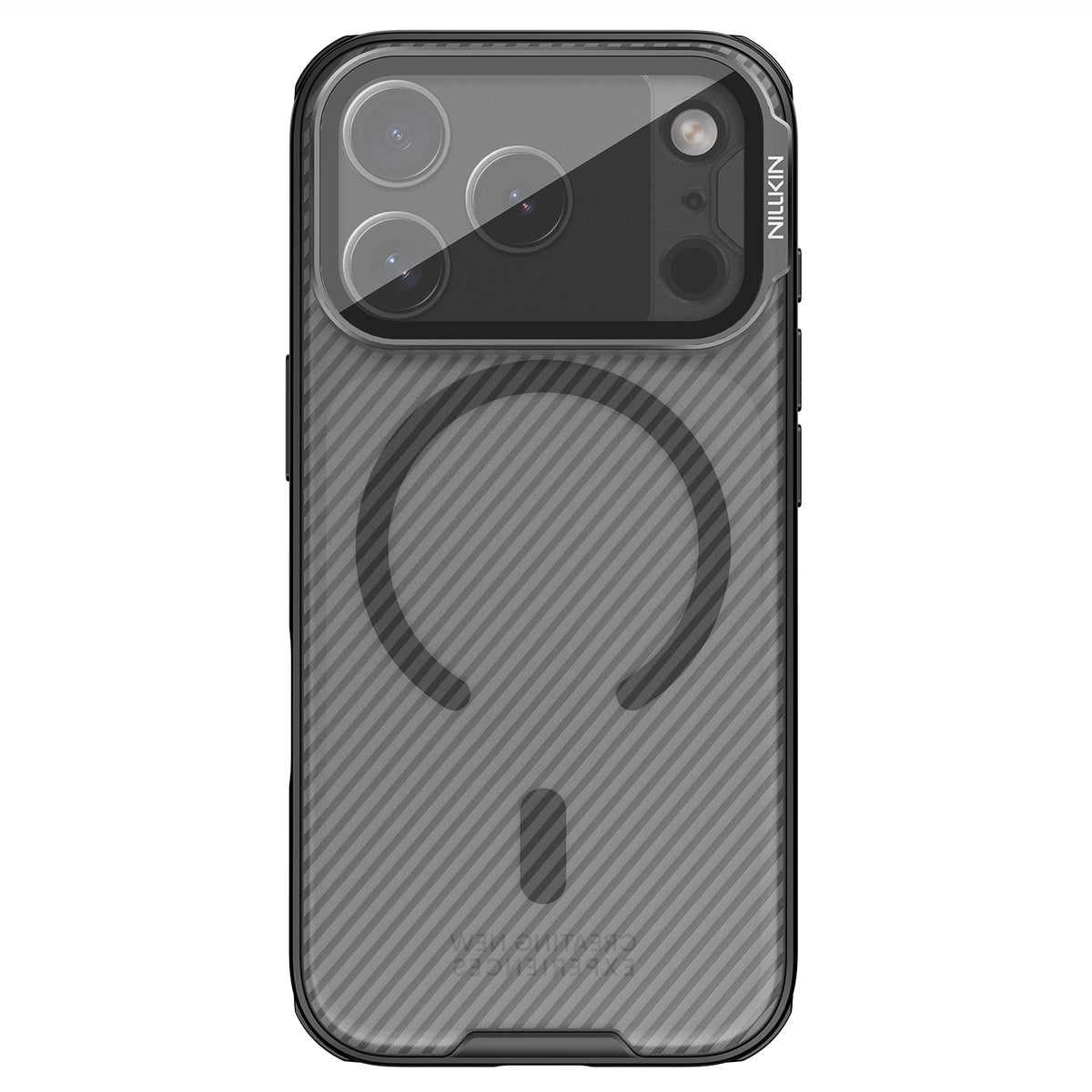 Husa Nillkin Camshield Prop Magnetic pentru Apple iPhone 17 Pro/18 Pro Transparent Negru