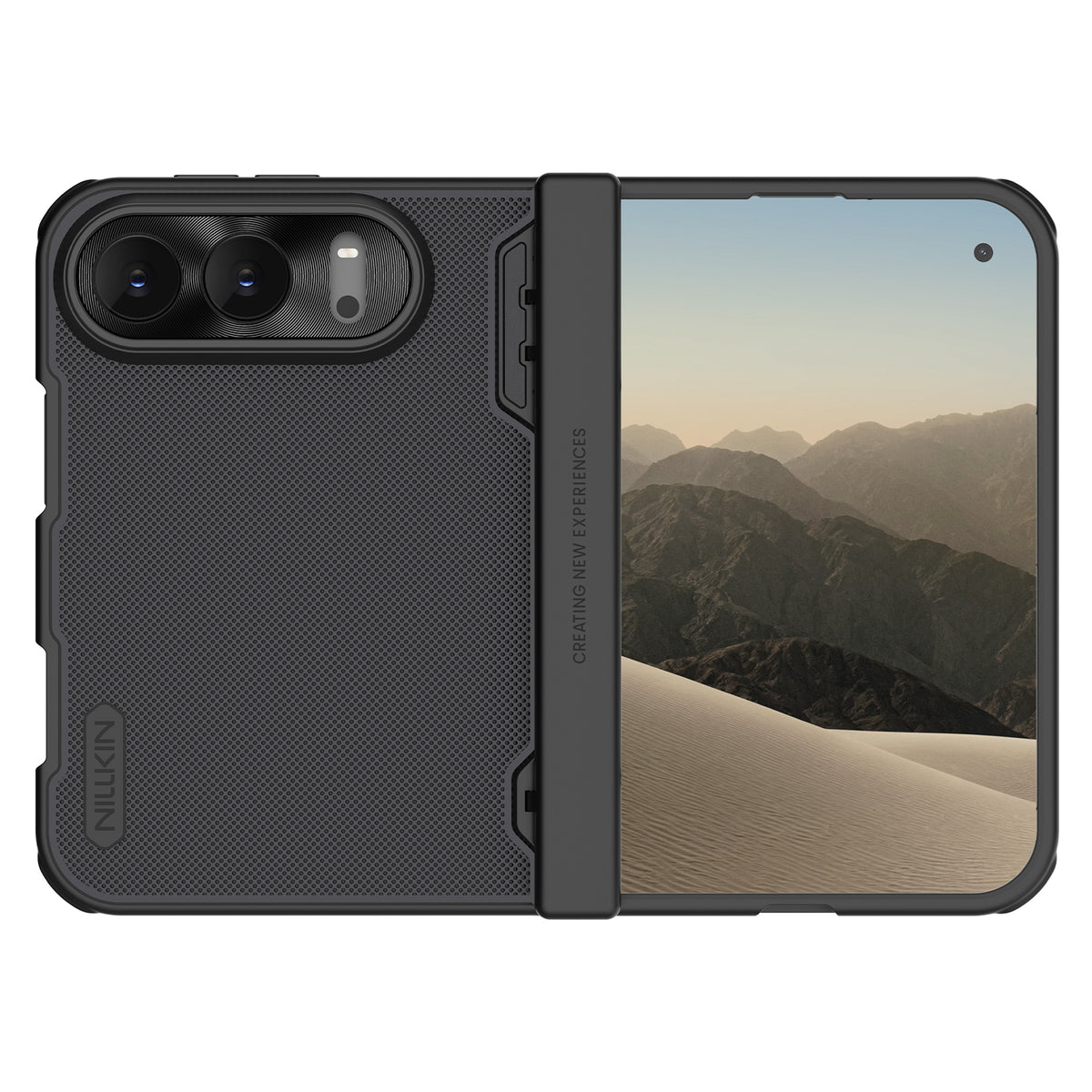 Husa Nillkin Super Frosted Fold Magnetic pentru Apple iPhone Duo Negru