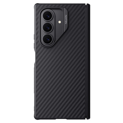 Husa Nillkin Synthetic Fiber PRO Magnetic Hard pentru Samsung Galaxy Z Fold 7 Negru