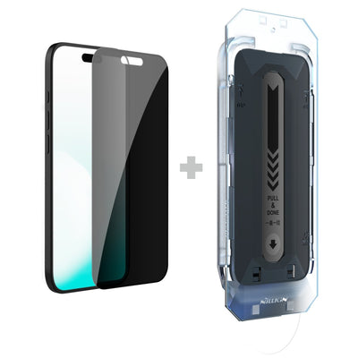 Folie Nillkin sticla 0.25mm Guardian 2.5D pentru Apple iPhone 17 Negru (cu Applicator)