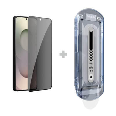 Folie Nillkin sticla 0.25mm Guardian 2.5D pentru Samsung Galaxy S26 Negru (cu Applicator)