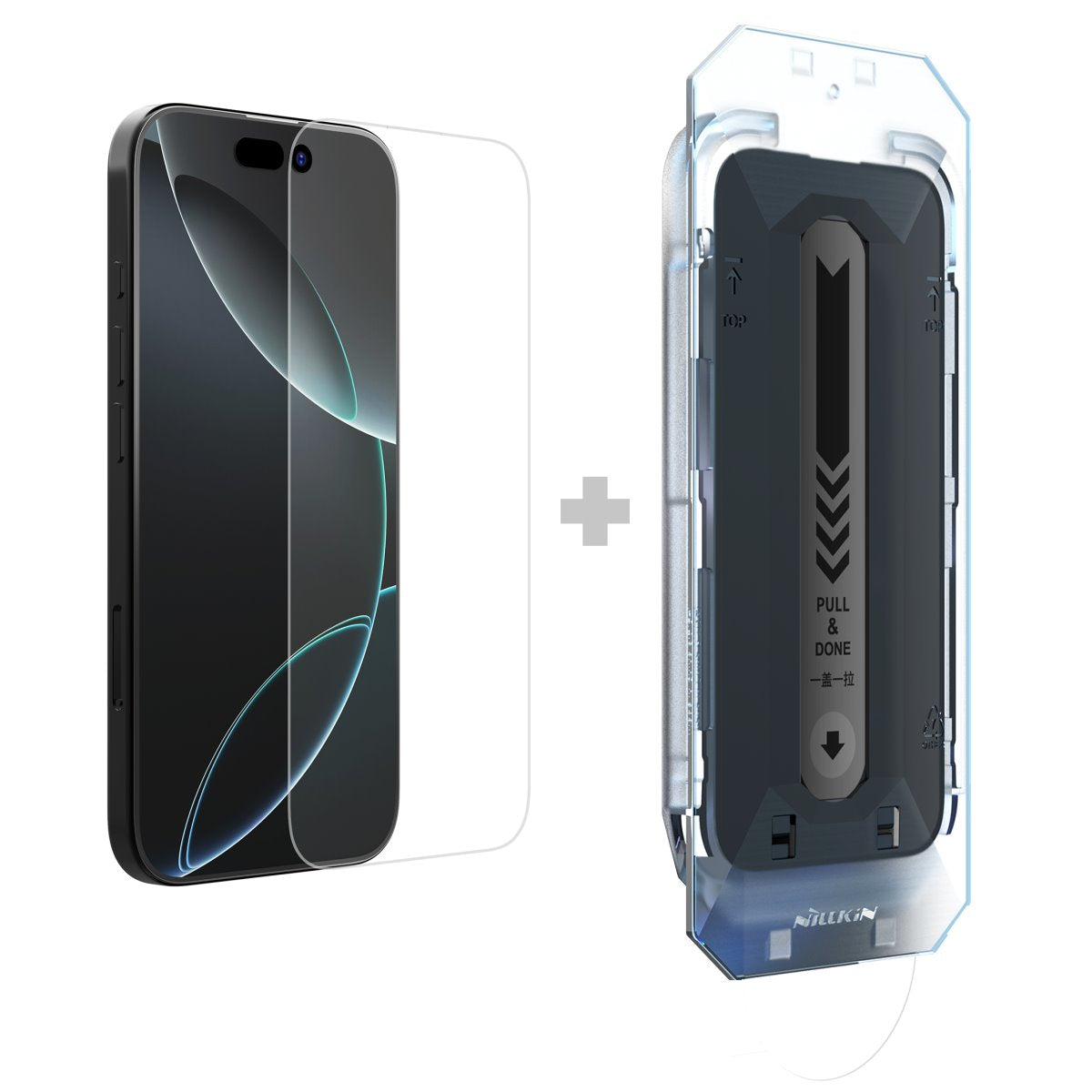 Folie Nillkin sticla 0.2mm H+ PRO 2.5D pentru Apple iPhone 16 Pro Max (cu Applicator)