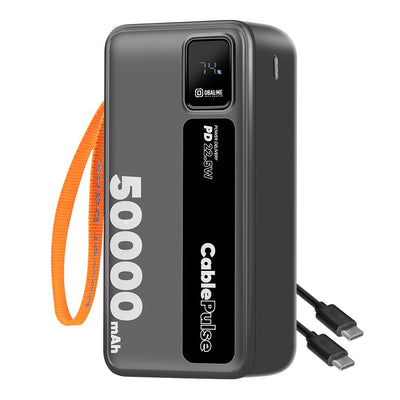 Acumulator extern Obal:ME Cablepulse 50000mAh 22,5W Negru