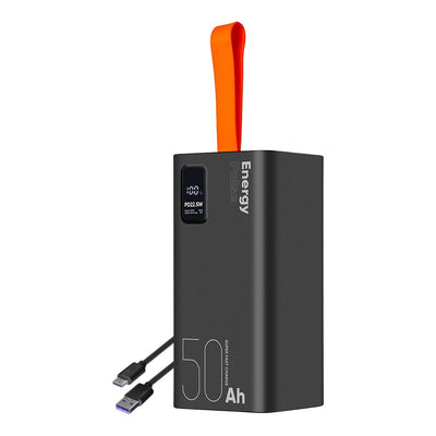 Acumulator extern Obal:ME Energypulse 50000mAh 22.5W Negru
