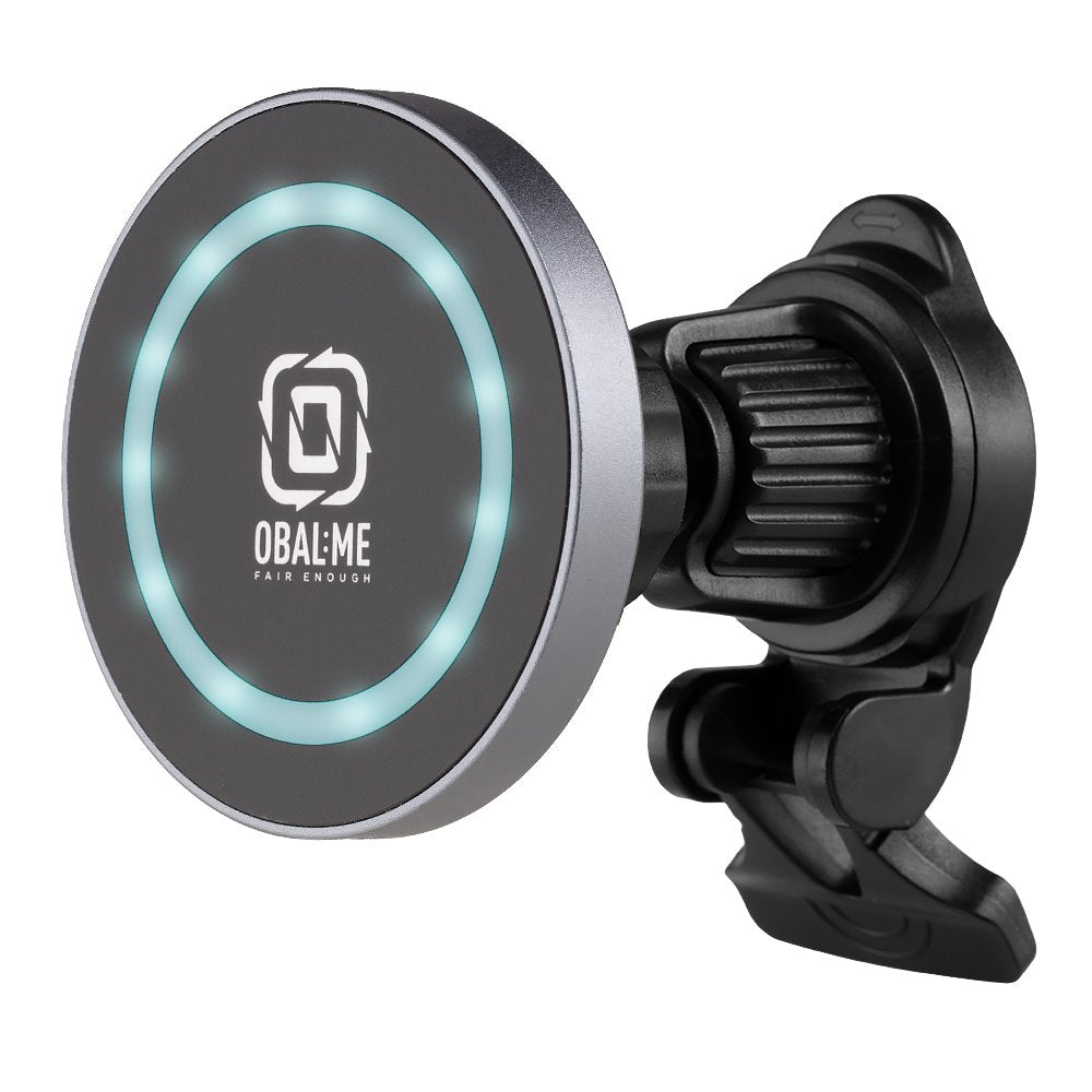 Incarcator auto Obal:ME Magnetix Aura Wireless Mount 15W Negru