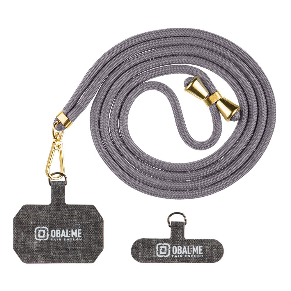 Husa Obal:ME Necktag Allure Rope pentru Mobile Phone Gri inchis