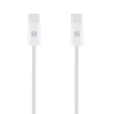 Cablu Obal:ME Super Fast Usb-c/Usb-c Braided Cablel 100W 1m Alb