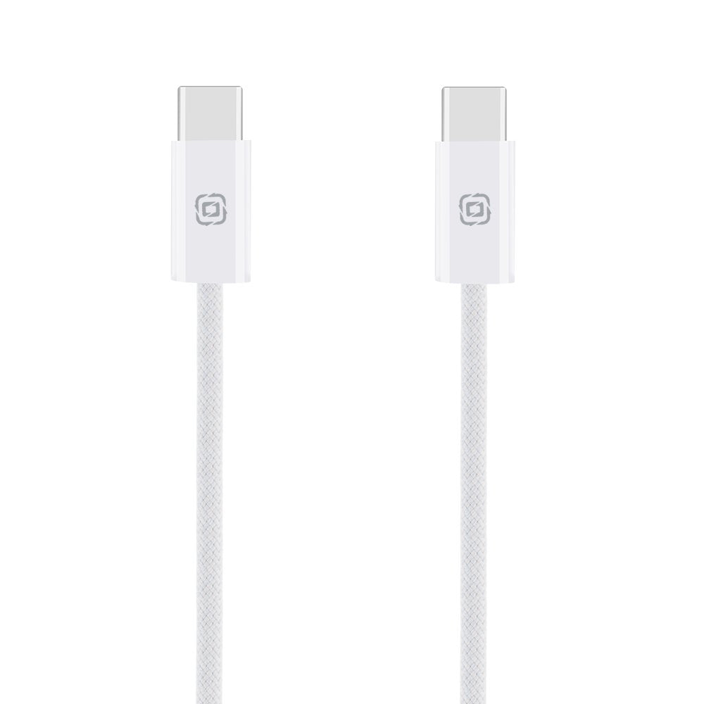 Cablu Obal:ME Super Fast Usb-c/Usb-c Braided Cabel 100W 2m Alb