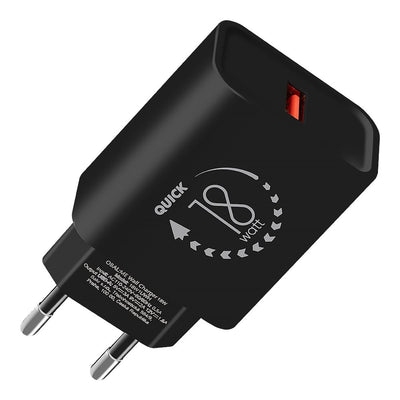 Incarcator priza Obal:ME Usb-a 18W Negru
